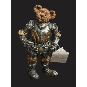 Boyds Bears Shoe Box sir oncea frogh Knight Bear Figurine 5" Resin NIBox